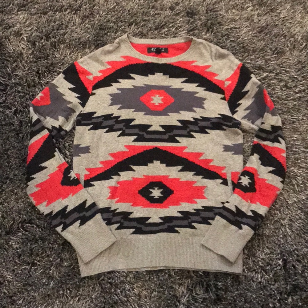 Men’s Forever 21 Patterned Sweater Size M